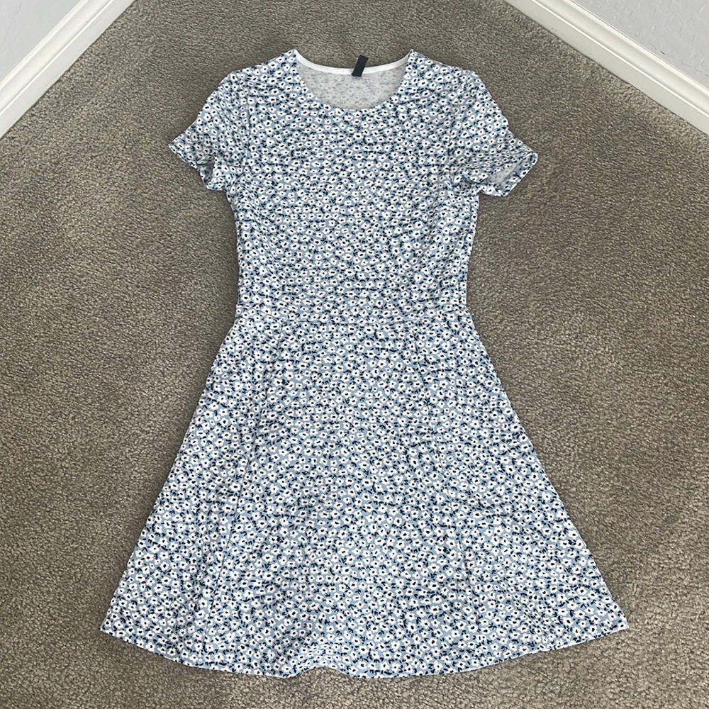 H&M Divided Floral Mini Sundress